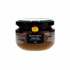 Zwarte Olijven Tapenade- met zoete paprika  Serra de Rodes 100 gram
