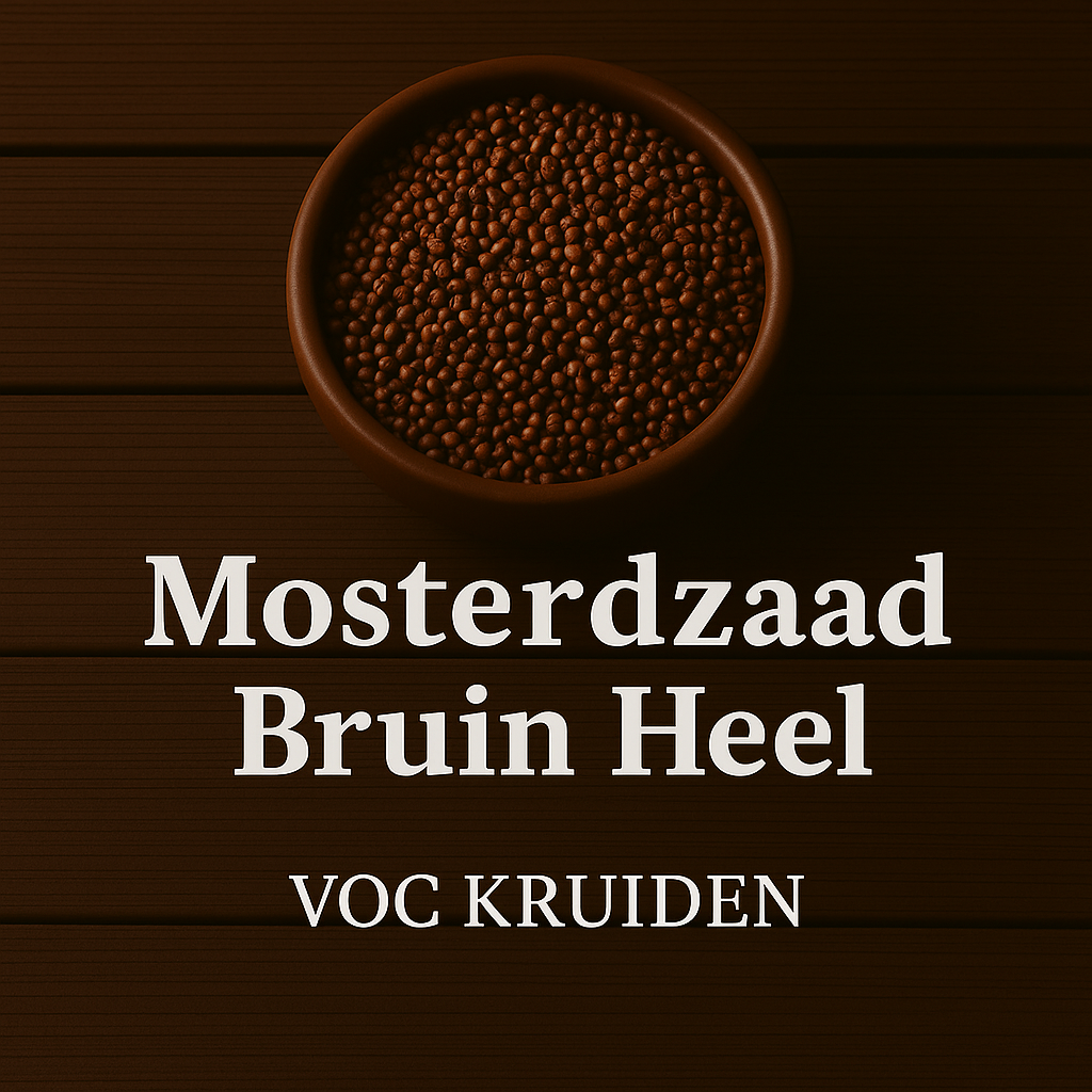 Mosterdzaad Bruin Heel 100 gram