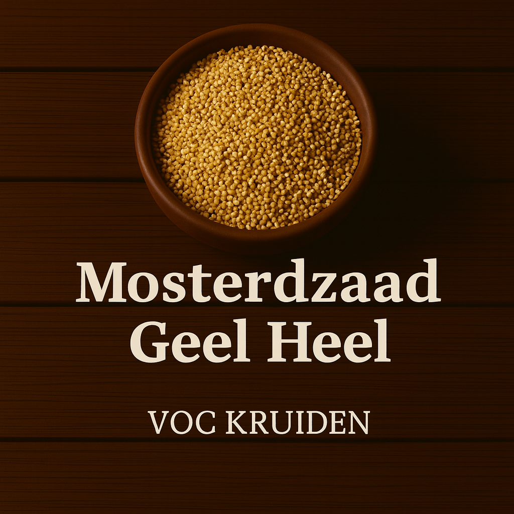 Mosterdzaad Geel Heel 100 gram