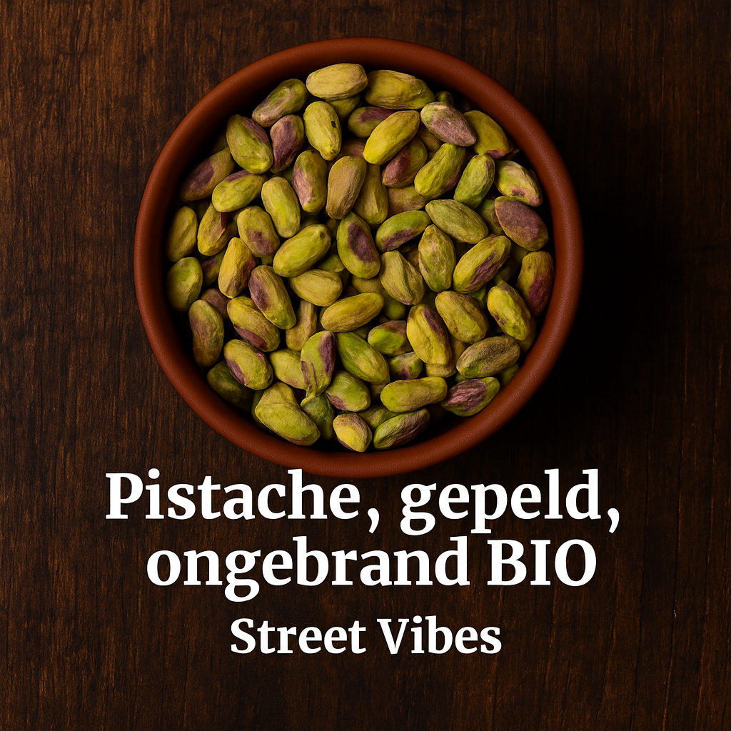 Pistachenoten gepeld ongebrand BIO 500 gram