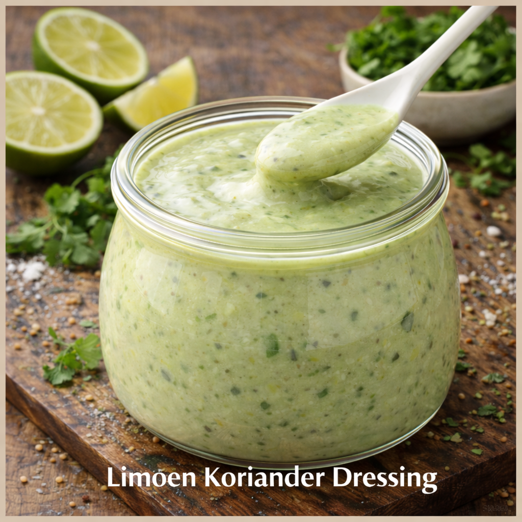 Limoen-Koriander Dressing Glutenvrij / Lactosevrij