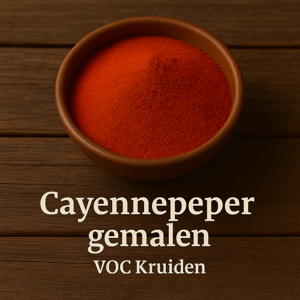 Peper : Cayennepeper Gemalen 100 gram