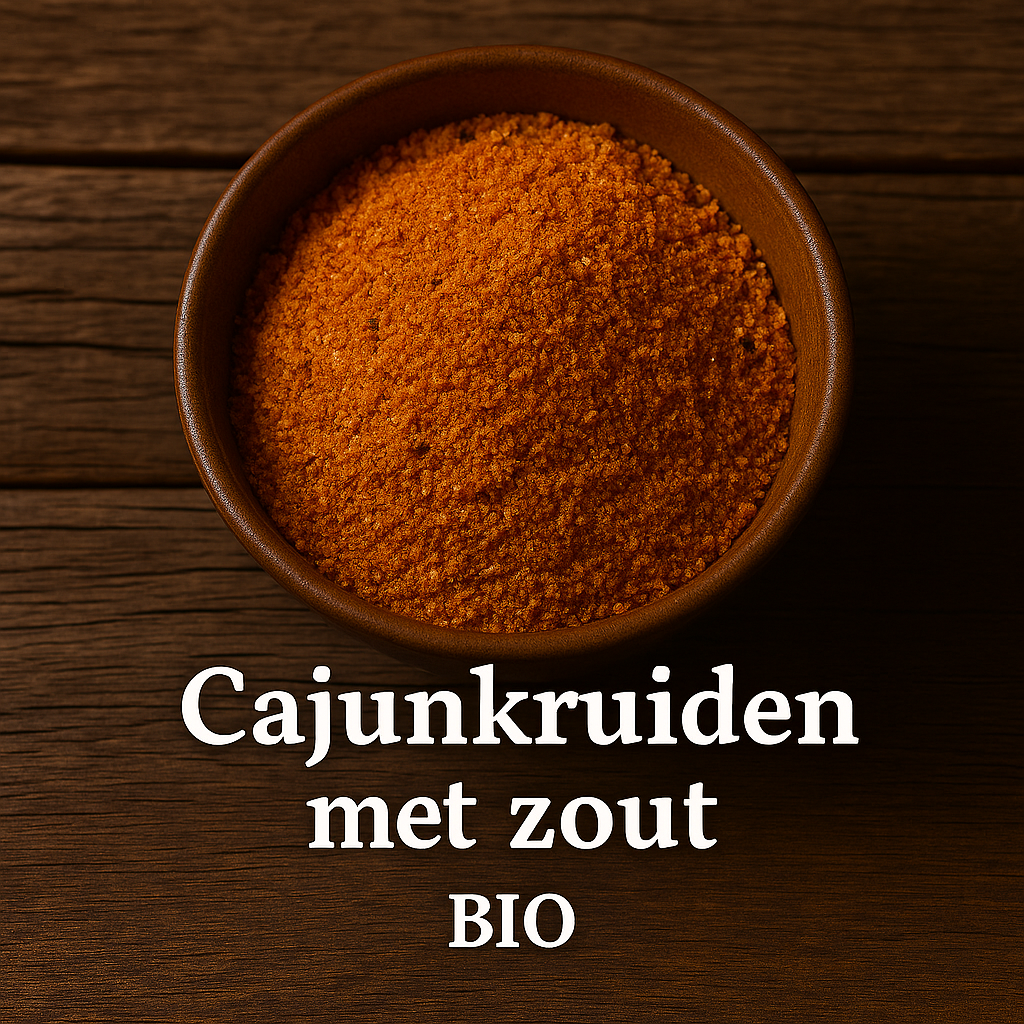 Cajun Kruidenmelange met zout BIO 100 gram