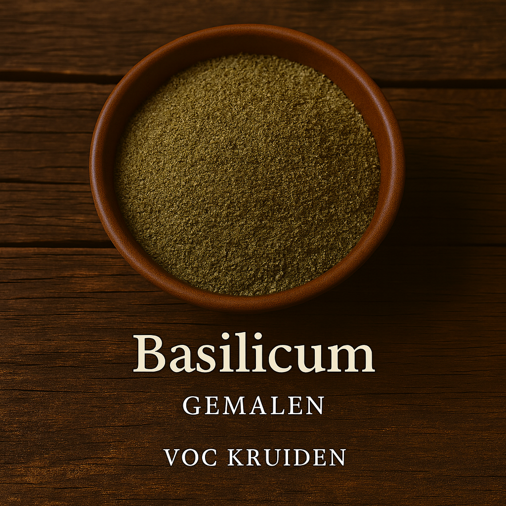 Basilicum gemalen 100 gram