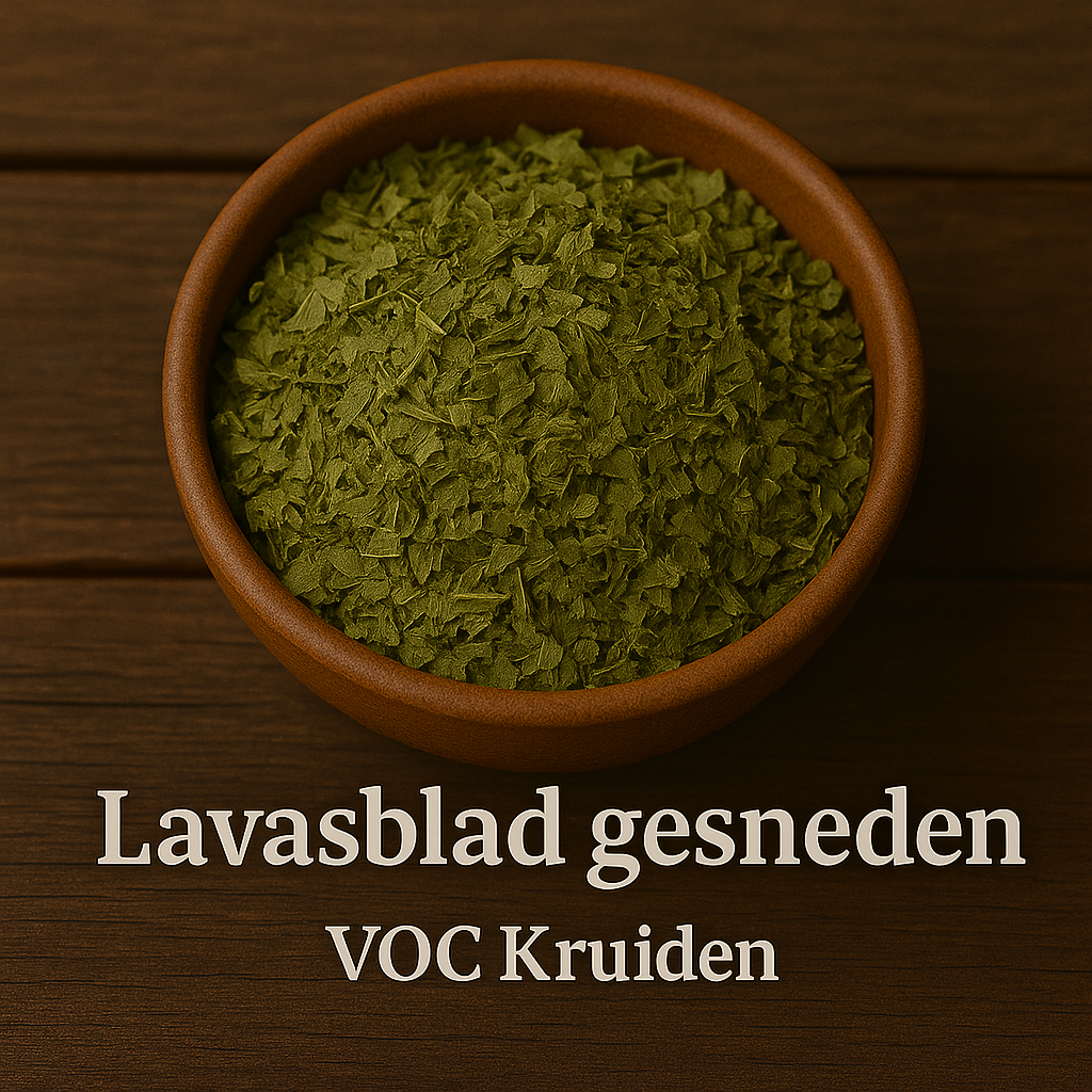 Lavasblad gesneden 