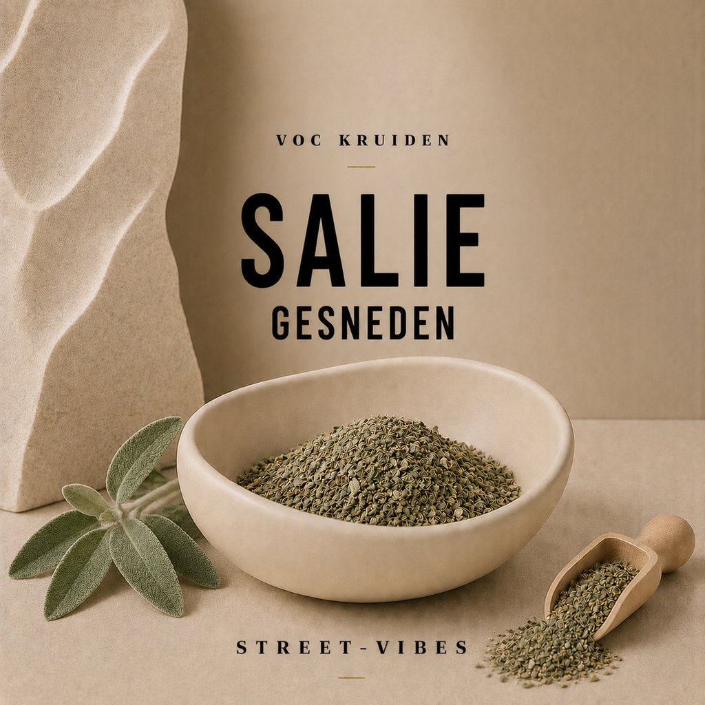 Salie gesneden 