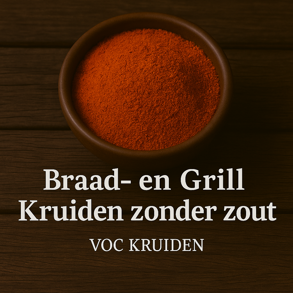 Braad- en Grill Kruidenmelange zonder zout 100 gram