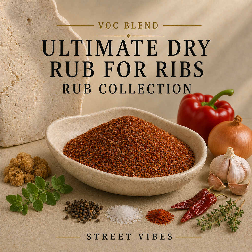 Kruidenrub Collection : Ultimate Rub voor Ribs VOC Blend 