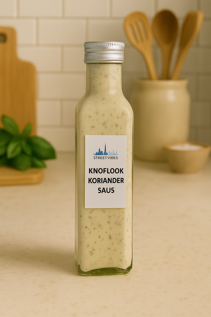 Romige Koriander Knoflooksaus squeezer 250 ml