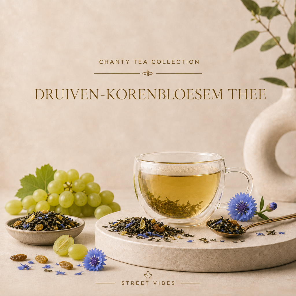 Druiven-Korenbloesem Thee