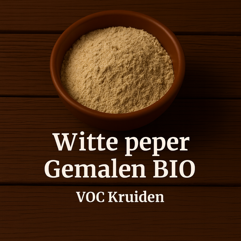 Peper : Witte peper gemalen BIO