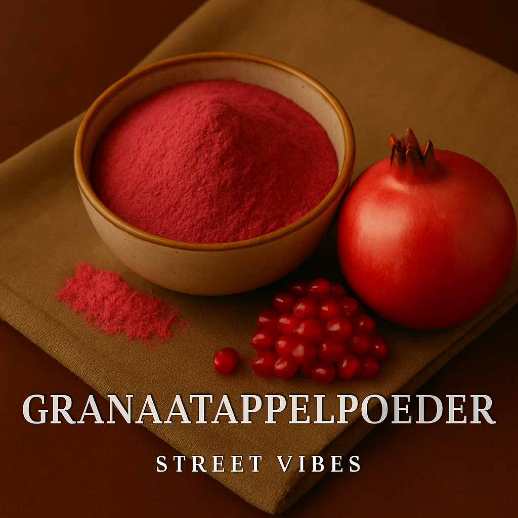 Granaatappel poeder gevriesdroogd