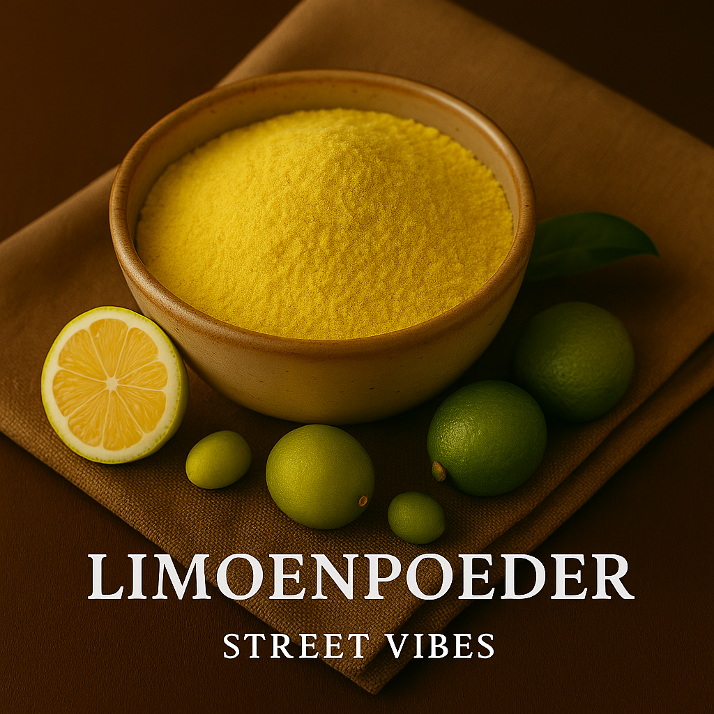 Limoenpoeder gevriesdroogd