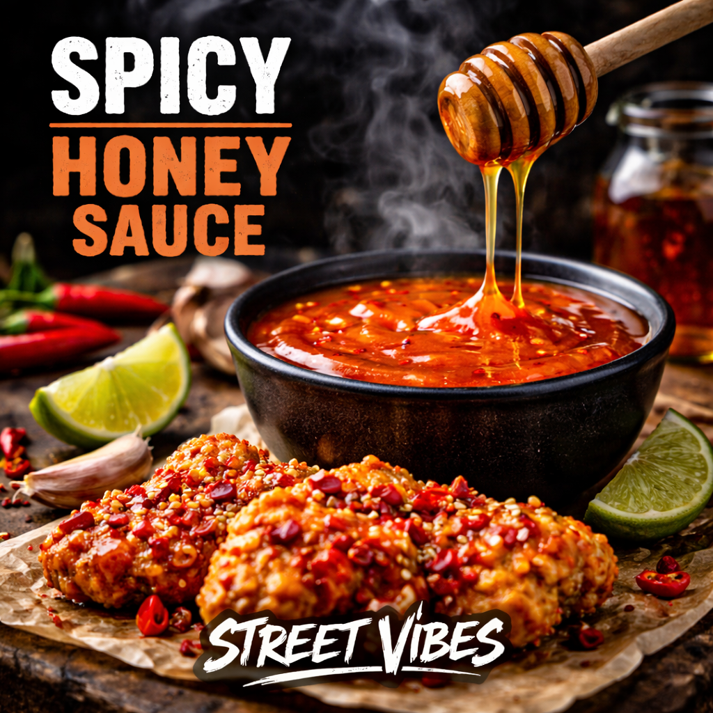 Spicy Honey Sauce. Glutenvrij / Lactosevrij