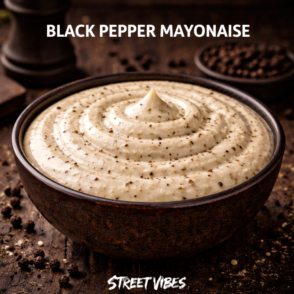 Black Pepper Mayo  Glutenvrij / Lactosevrij