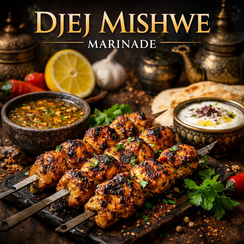 Djej Mishwe Marinade ( Libanon ) Glutenvrij / Lactosevrij