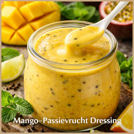 Mango-Passievrucht Dressing Glutenvrij / Lactosevrij