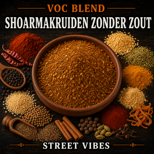 Shoarmakruidenmix zonder zout 