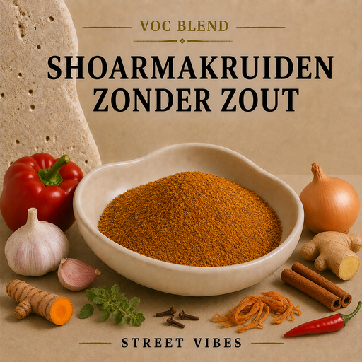 Shoarmakruidenmix zonder zout 