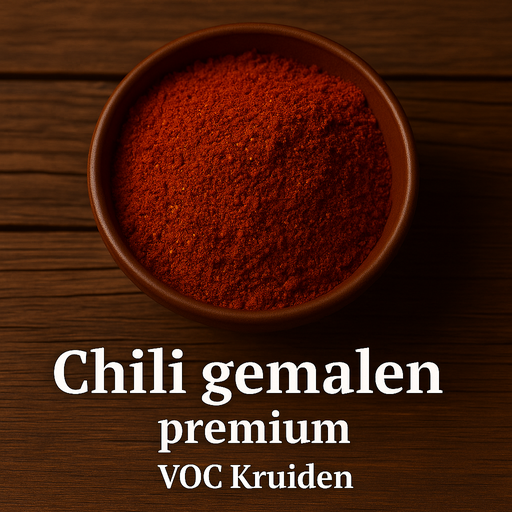 Peper : Chili gemalen premium 100 gram