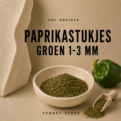 Paprika Collection : Paprikastukjes Groen 1-3 mm 