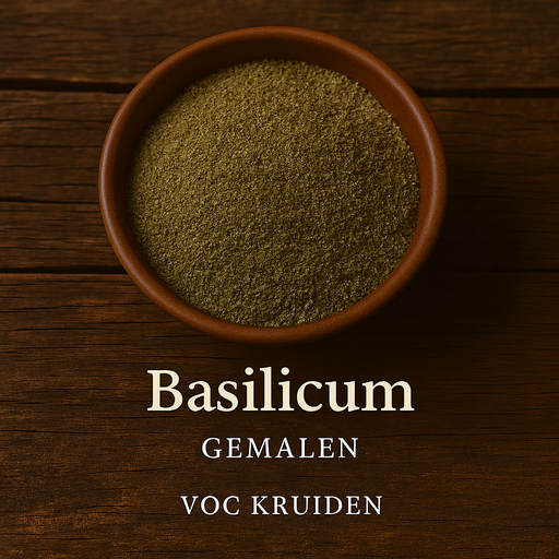 Basilicum gemalen 