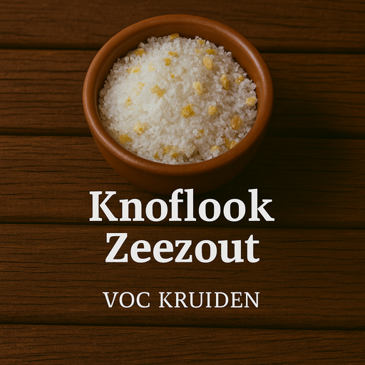 Zout : Knoflook-Zeezout 100 gram