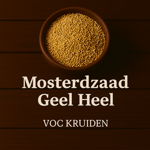 Mosterdzaad Geel Heel 100 gram