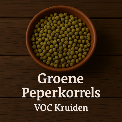 Peper : Groene peperkorrels Heel 100 gram