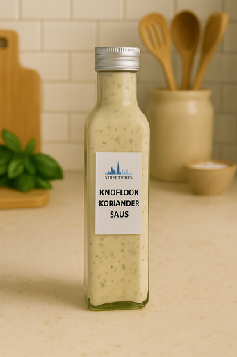 Romige Koriander Knoflooksaus squeezer 250 ml