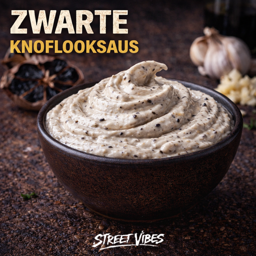 Zwarte Knoflooksaus  Glutenvrij / Lactosevrij